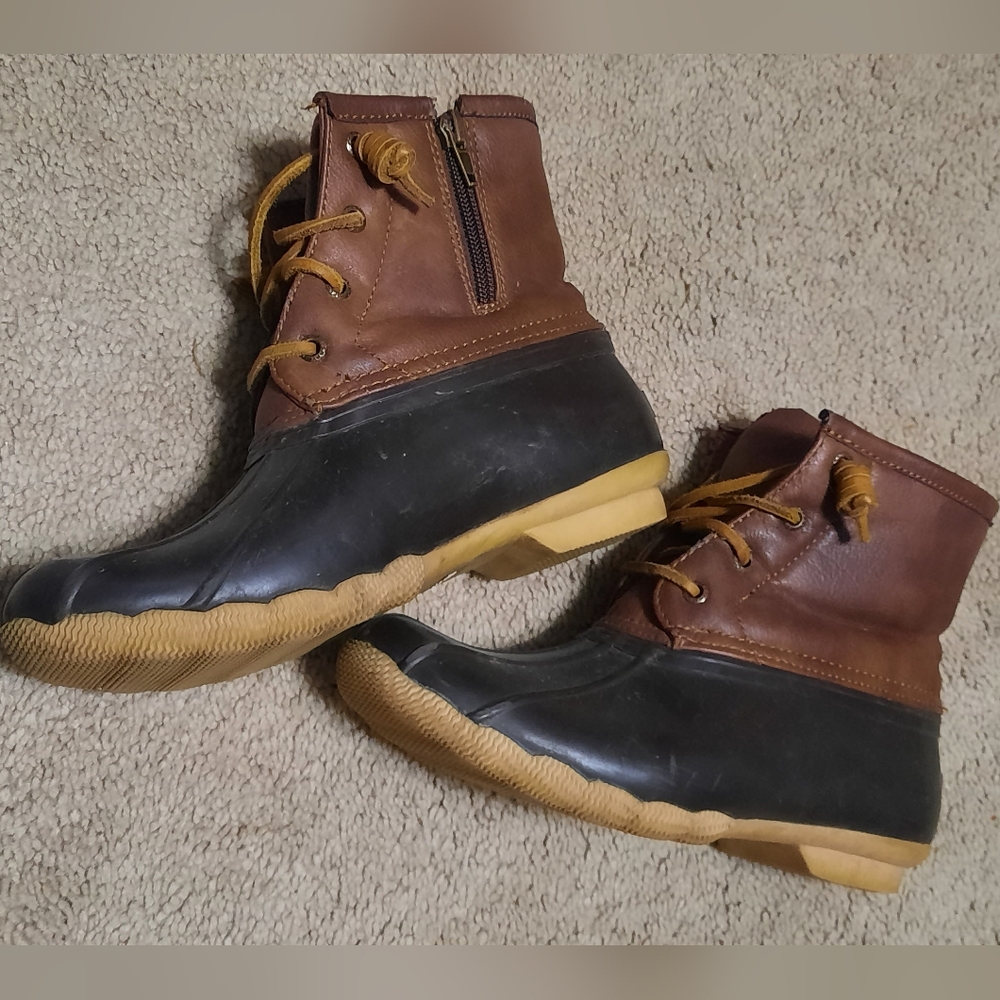 Sperry saltwater duck boots